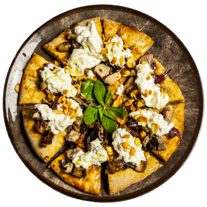 Pizza d’autore gourmet preparata nel ristorante pizzeria Magie di Castelvetrano | Magie ristorante pizzeria a Castelvetrano